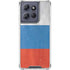 Russian Flag Distressed Moto G 5G (2025) Clear Case